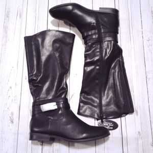 Style & Co. Keppur Black Riding Boots Size 7.5 NIB